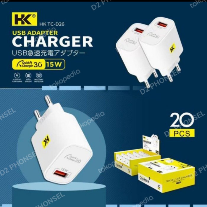 Universal Adaptor - Usb Adapter Charger Hk Hk Tc-D26