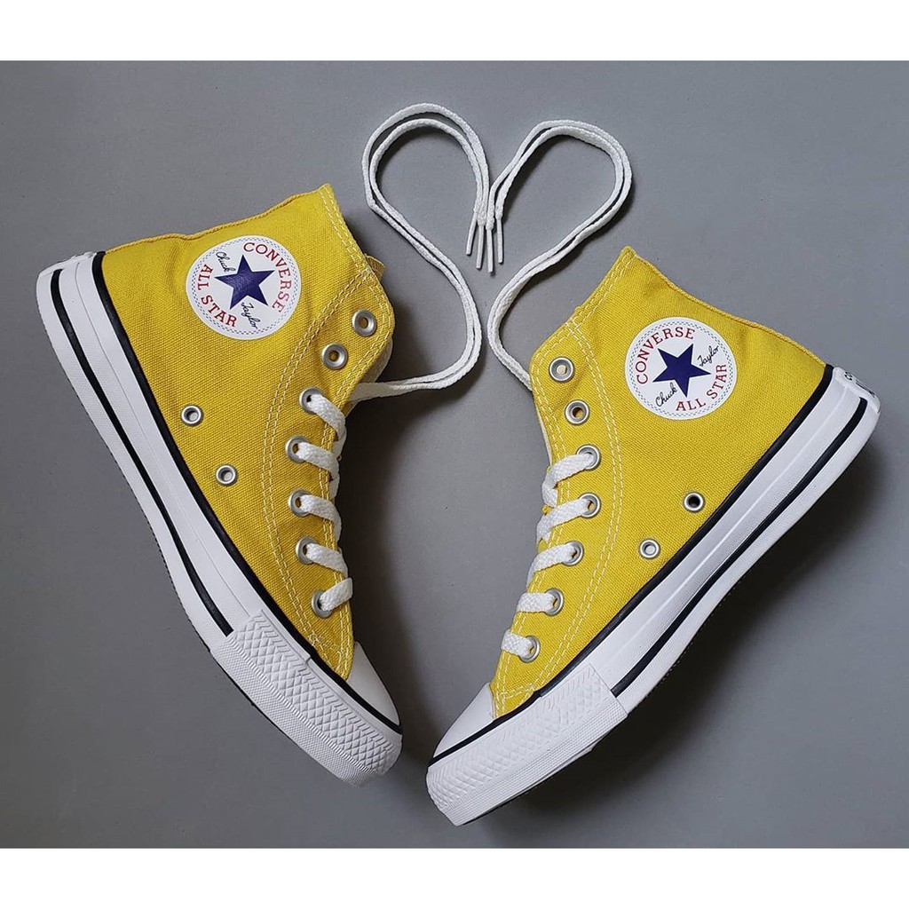 yellow chucks high top