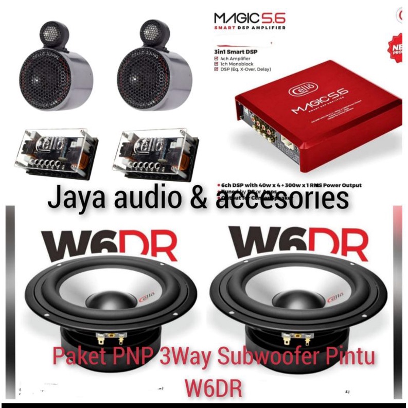 Jual Paket Speaker Pnp Cello Way Solution Max Subwoofer Pintu W Dr Power Magic Indonesia