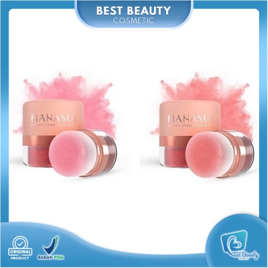 ★ BB ★ Hanasui Perfect Cheek Blush &amp; Go Powder - Blush On