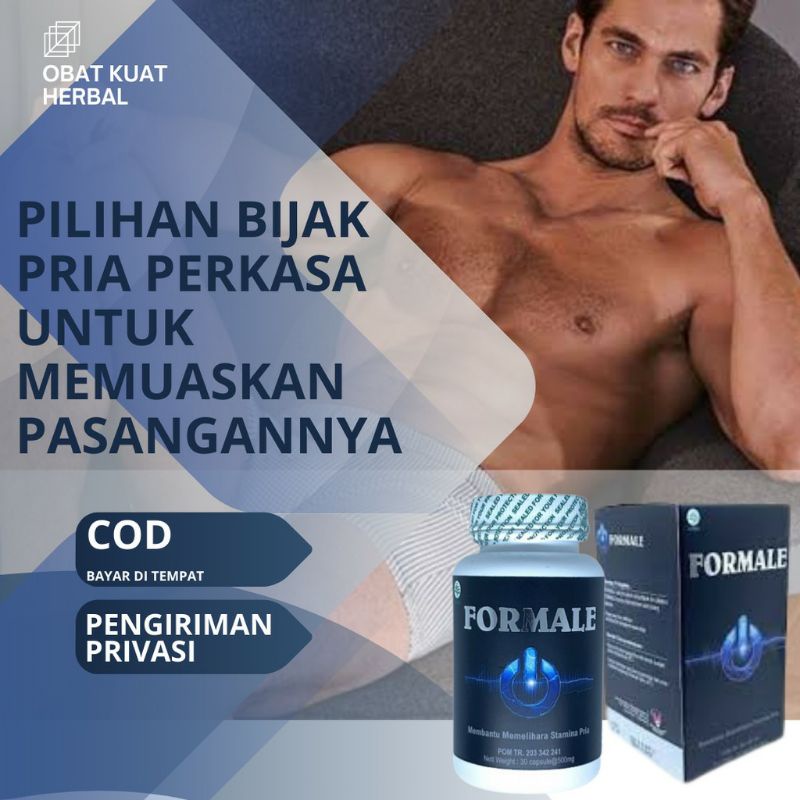 Jual Obat Kuat Herbal Formale Original Vitamin Pria Dewasa Suplemen Tahan Lama Tanpa Efek 6030