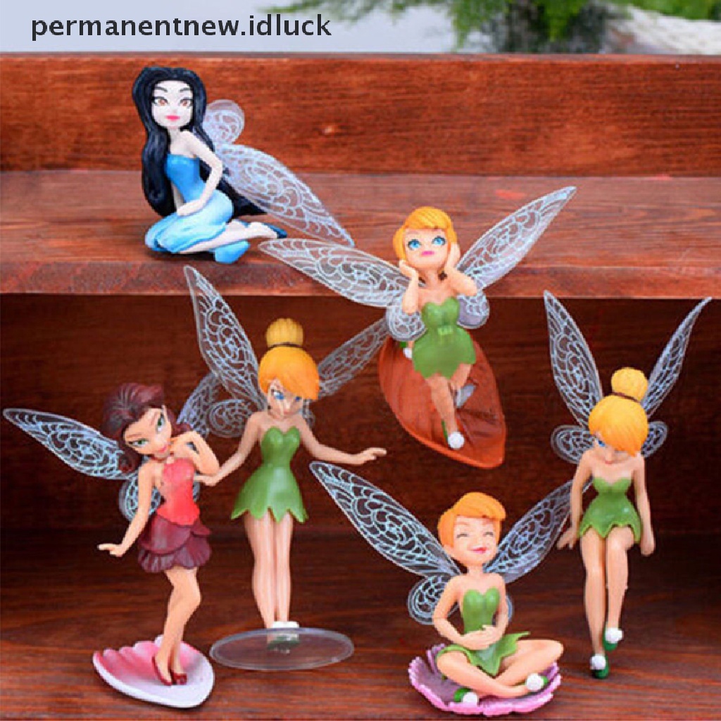 6pcs Ornamen Miniatur Sayap Peri Bunga Untuk Dekorasi Taman Rumah