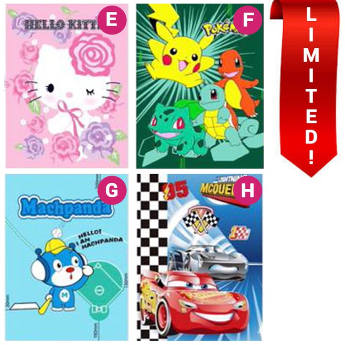 DISKON Selimut Bayi / Selimut Anak Halus / Selimut Panel 100x140cm