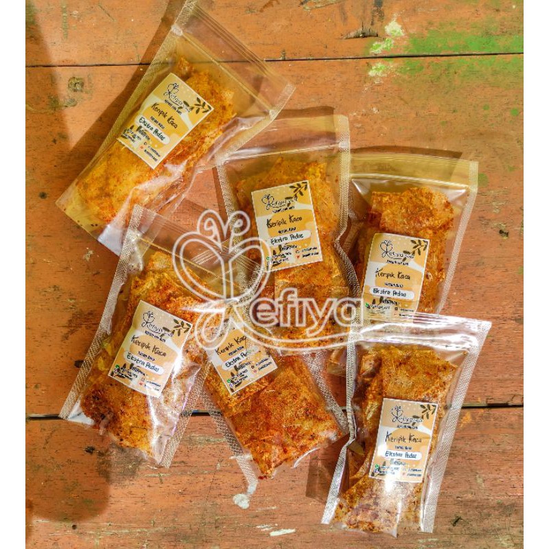 

keripik kaca renyah super pedes /pikca / cemilan keripik kaca KRIPCA PIKCA khas tasikmalaya