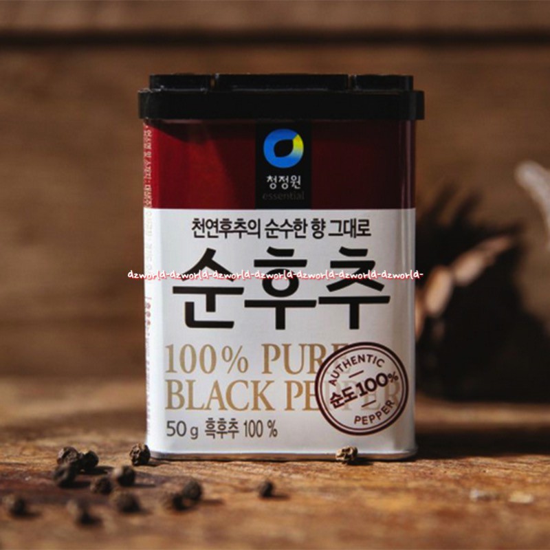 Daesang Blackpepper Essential 50gr Bumbu Merica Hitam Black Pepper Dae Sang Chung Jung One Da esang