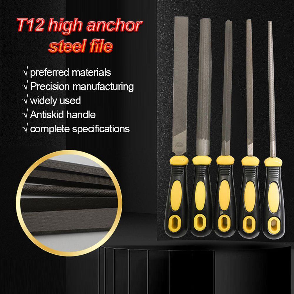 Solighter Arsip Besi DIY Gerinda Ukir Alat Woodworking Hand Tools Gergaji Tangan Diamond File Set