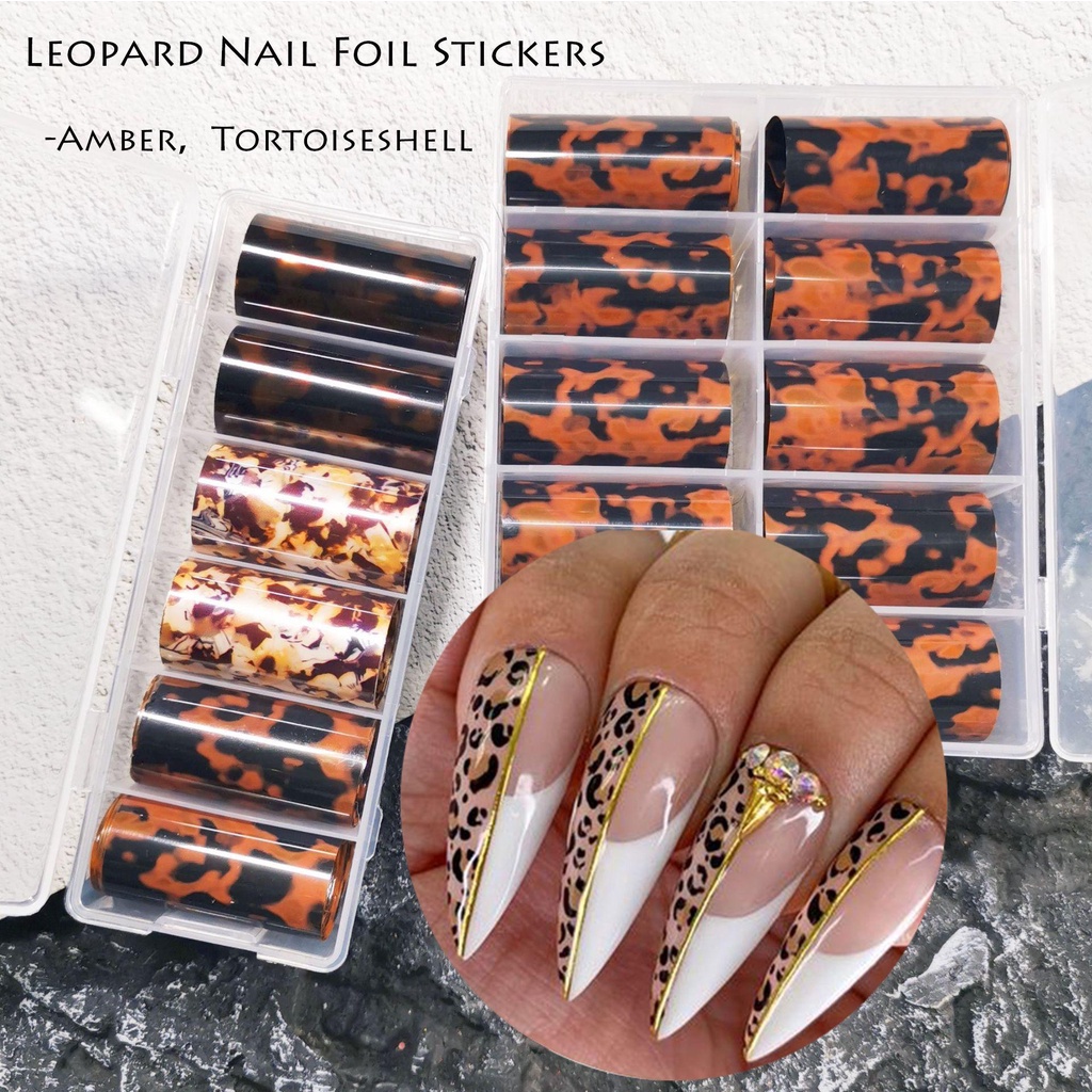 Preva Dekorasi Nail Foil Nail Art Langit Berbintang Autumn Amber