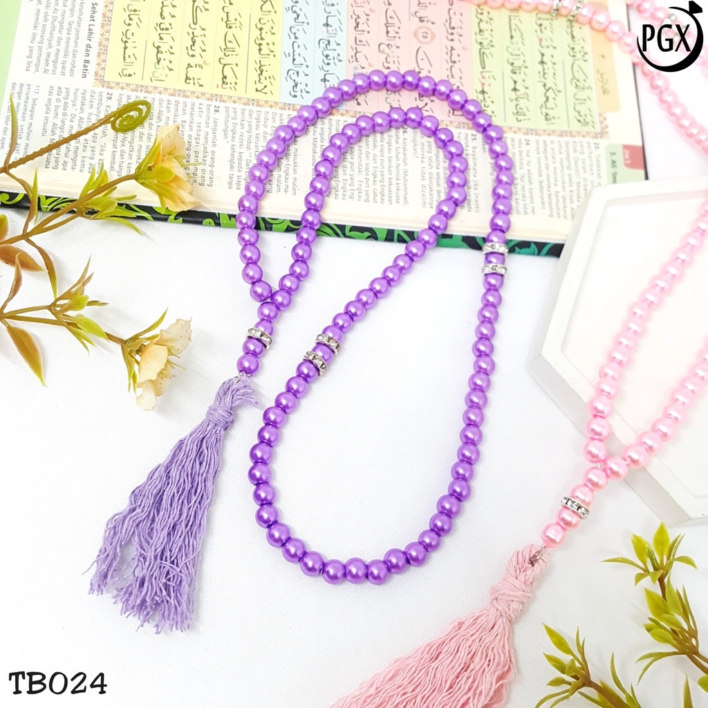 PGX Tasbih Mutiara / Kristal Mewah 99 Butir Fashion Muslim TB024