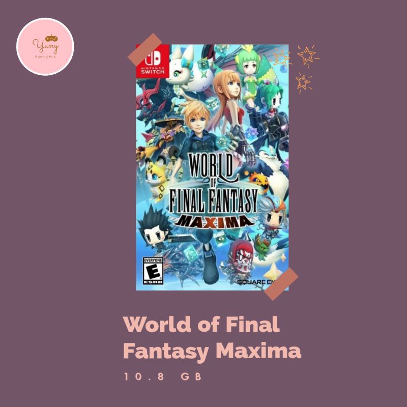 World of Final Fantasy Maxima Nintendo Switch FF Worlds