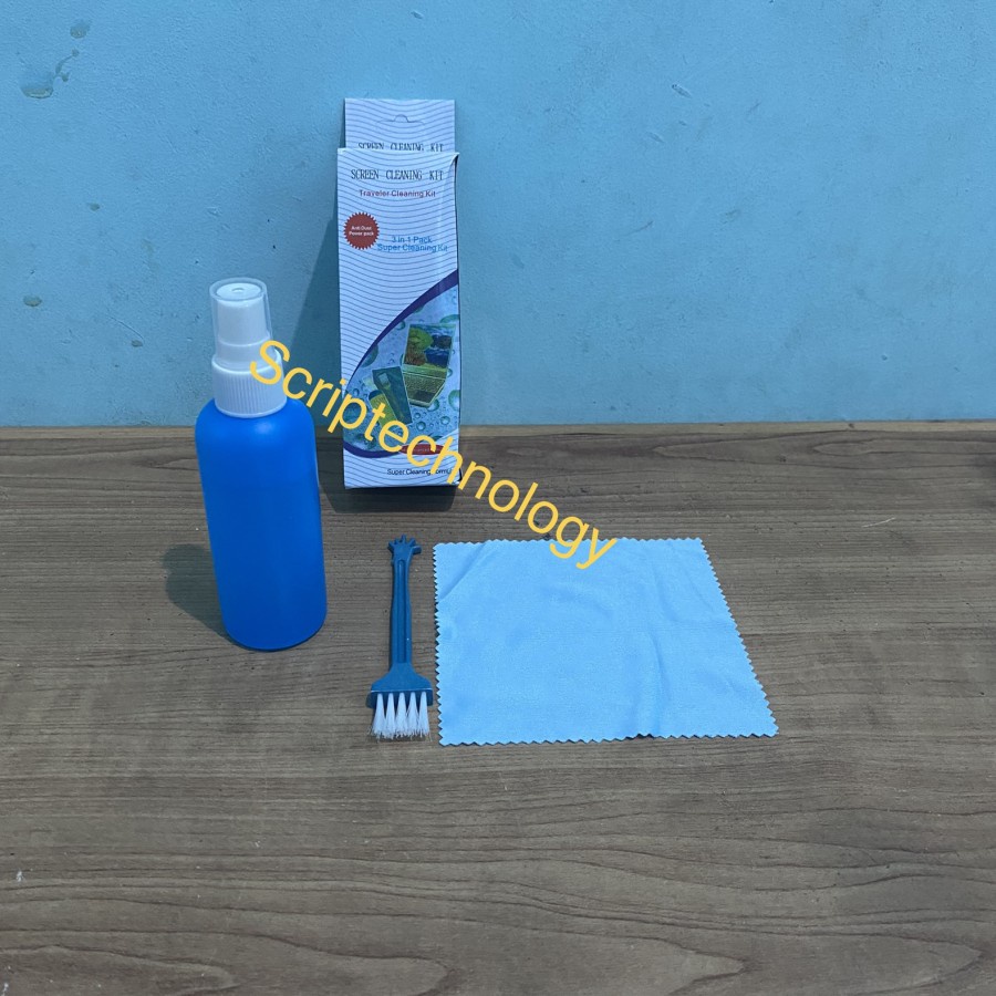 Cyborg Cleaning Kit Pembersih Laptop Super Cleaner Kit Layar LCD 3in1