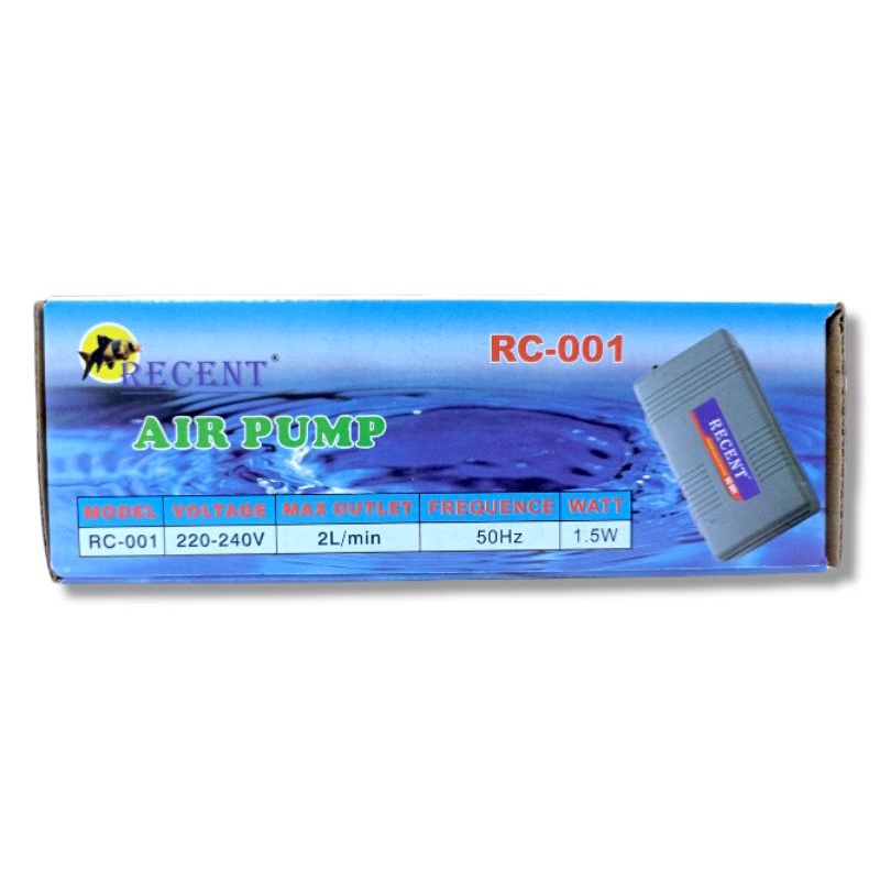 AIRPUMP AERATOR UDARA BATERAI RECENT RC 001