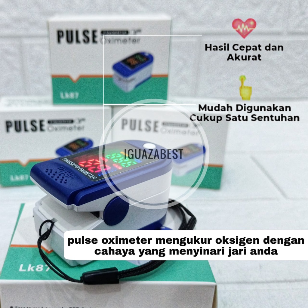 Fingertip Pulse Oxymeter Fingertip oximeter Sp02 LED Display LK87