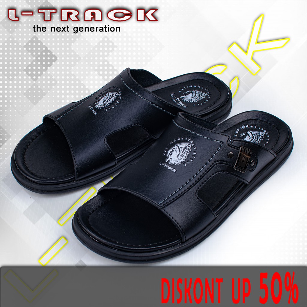 sandal L-track footwear sandal kasual pria model terbaru