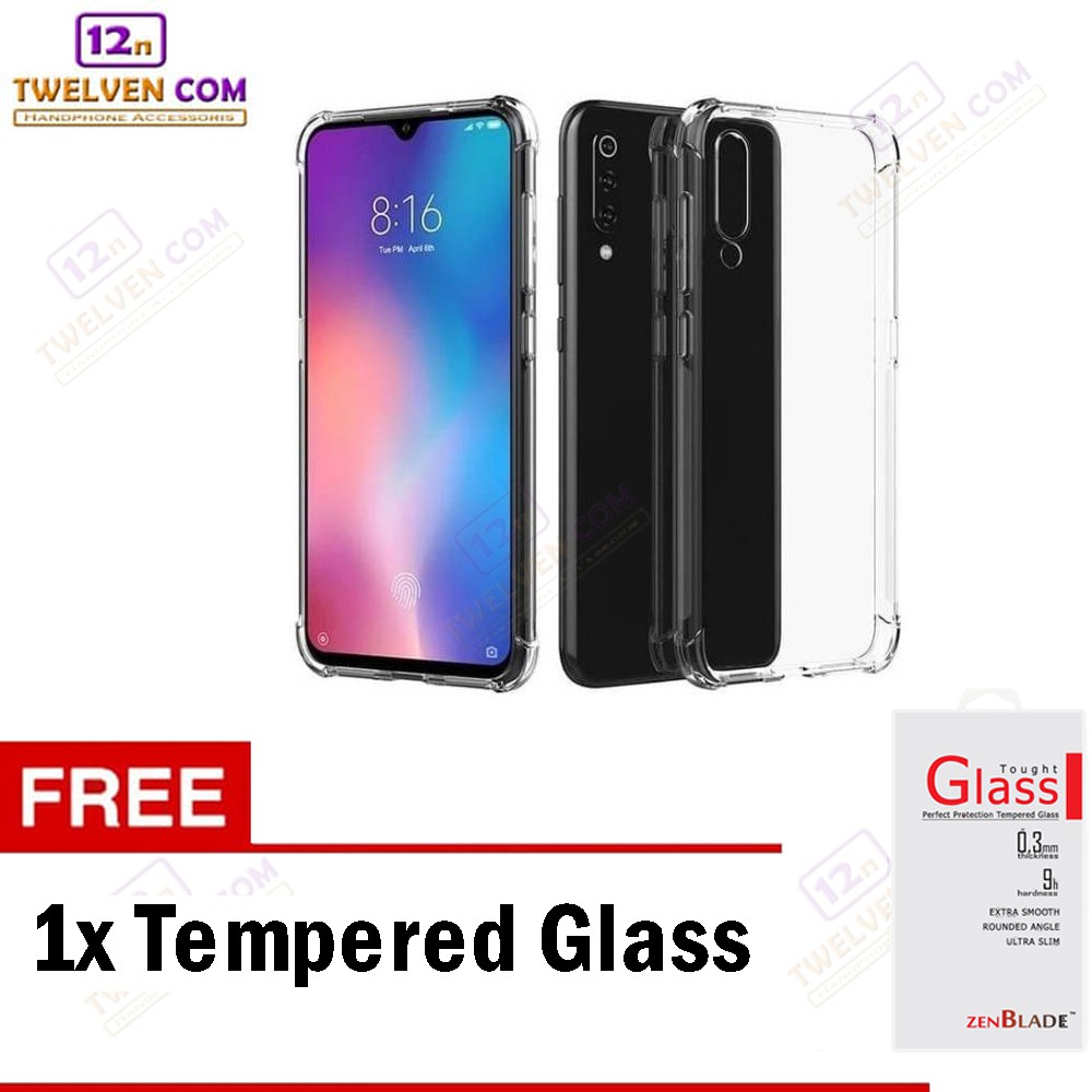 Anti Shock Anti Crack Softcase Casing for Vivo S1 - Free Tempered Glass