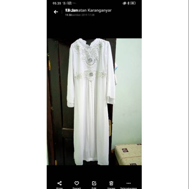 Gamis putih preloved