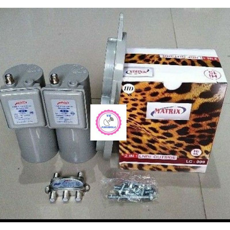MATRIX LNB PARABOLA 2IN1 CBAND 2 in 1 lnbf outside