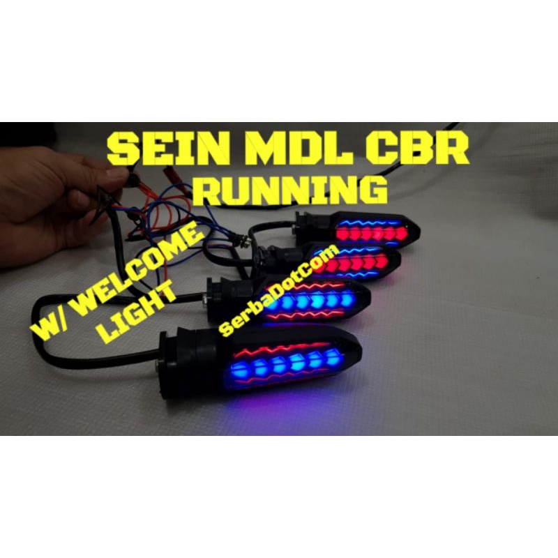 LAMPU SEN SEIN RUNNING LED UNIVERSAL VARIO 125 150 160 CB CBR 150 MERK XCASE ORIGINAL BISA UNTUK MOT