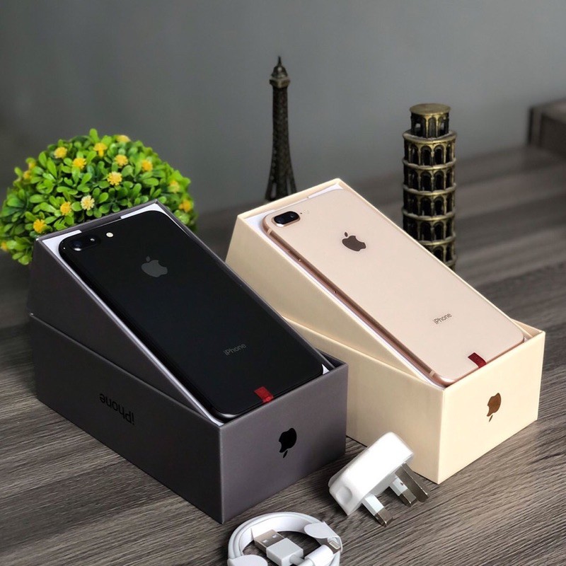 APPLE IPHONE 8 plus 64gb second fullset Normal Ex Inter free Tempered n case all operator