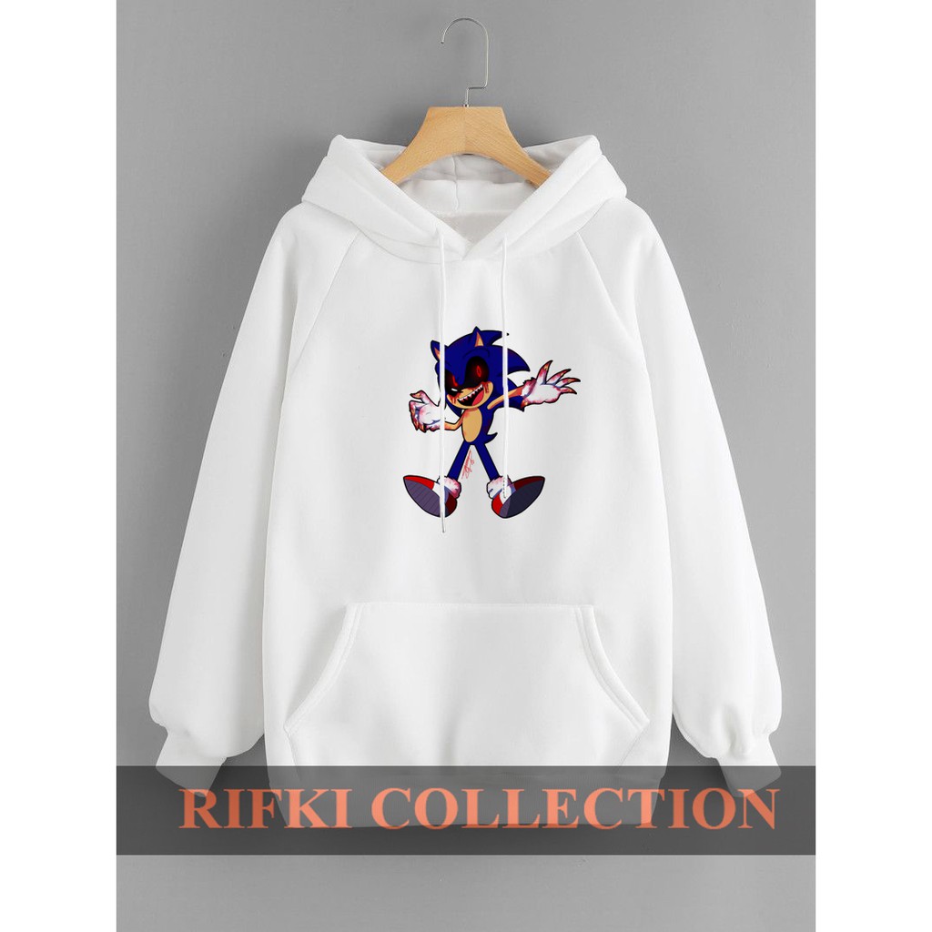 Jaket sweater hoodie hodie anak sonic exe kartun game anak laki-laki cowok unisex distro murah impor