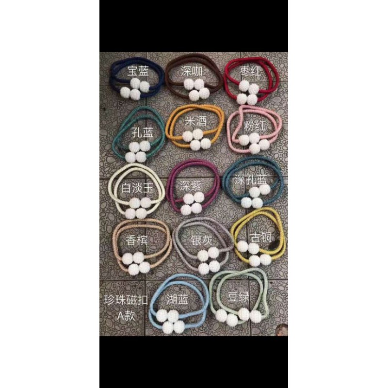 Tasel Magnet Gorden / Pengikat Gorden Minimalis / Pengikat Gorden Unik