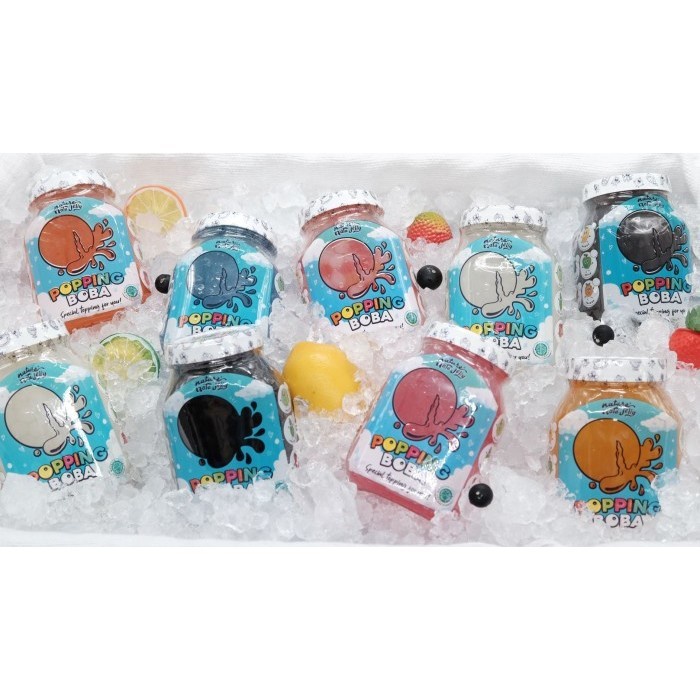 

54eh Popping Boba Leci 500 Grm Termurah / Topping Minuman Kekinian 60Jh
