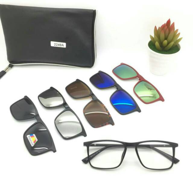 Kacamata frame CLIP ON 2249A