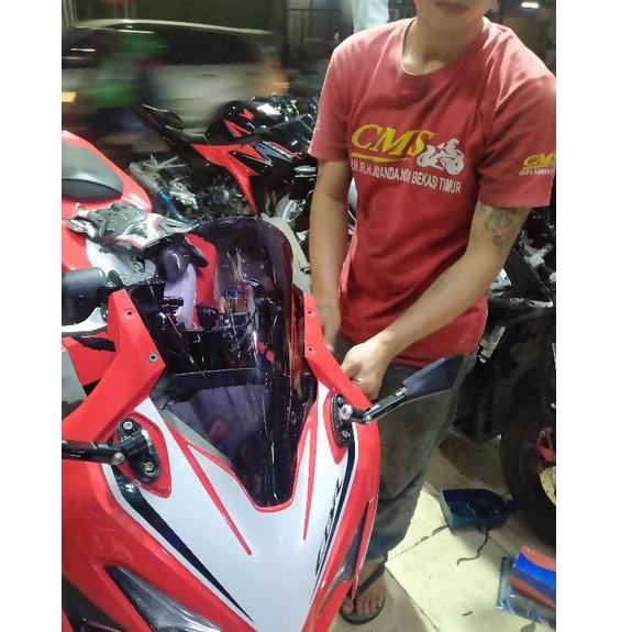 Windshield Jenong CBR K45R 2021 All New 150R Fact Visor GP/tebal l I06B