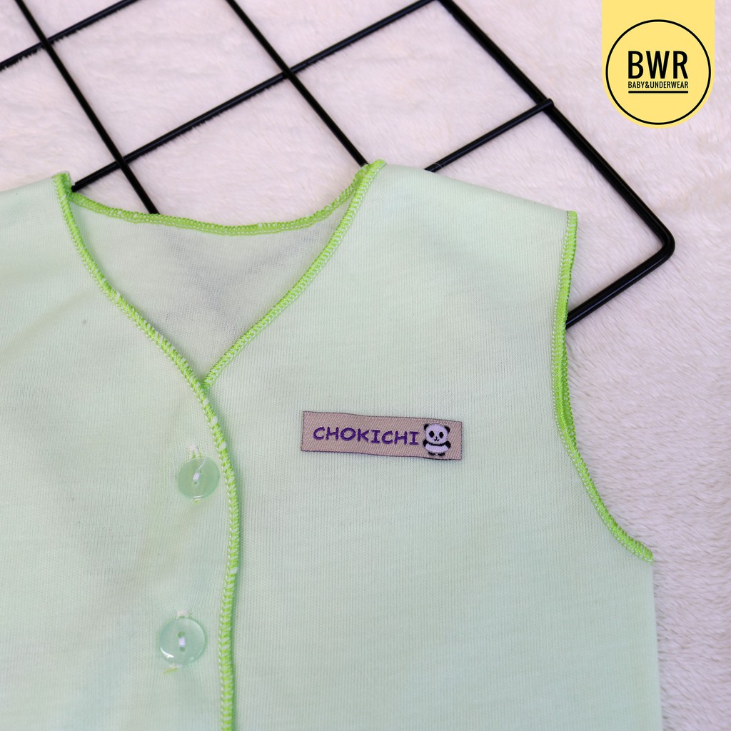 Baju Bayi Chokichi POLOS KUTUNG | Baju Anak Baby Newborn 0-6 bulan Pakaian Bayi Murah - Bwr