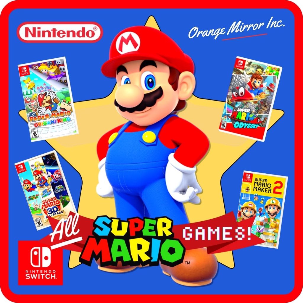 ⭐ SUPER MARlO™ & FRIENDS  ⭐ kaset cd game nintendo nitendo tendo switch super mario smash bros bross