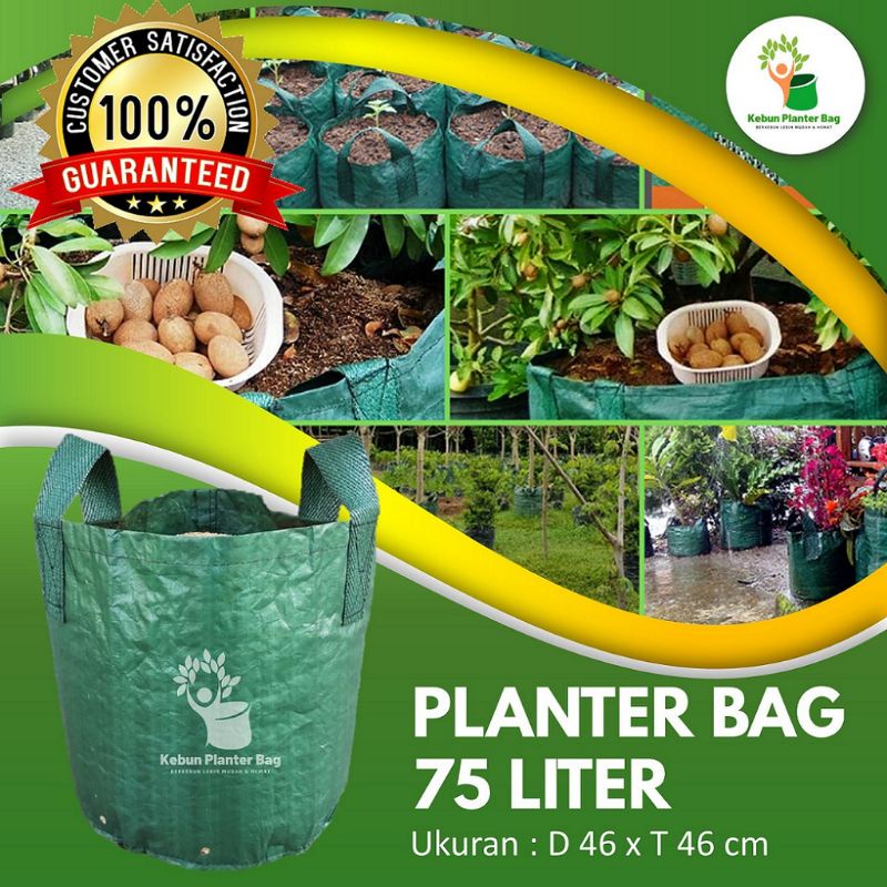 Planterbag superunggul ukuran 75 liter