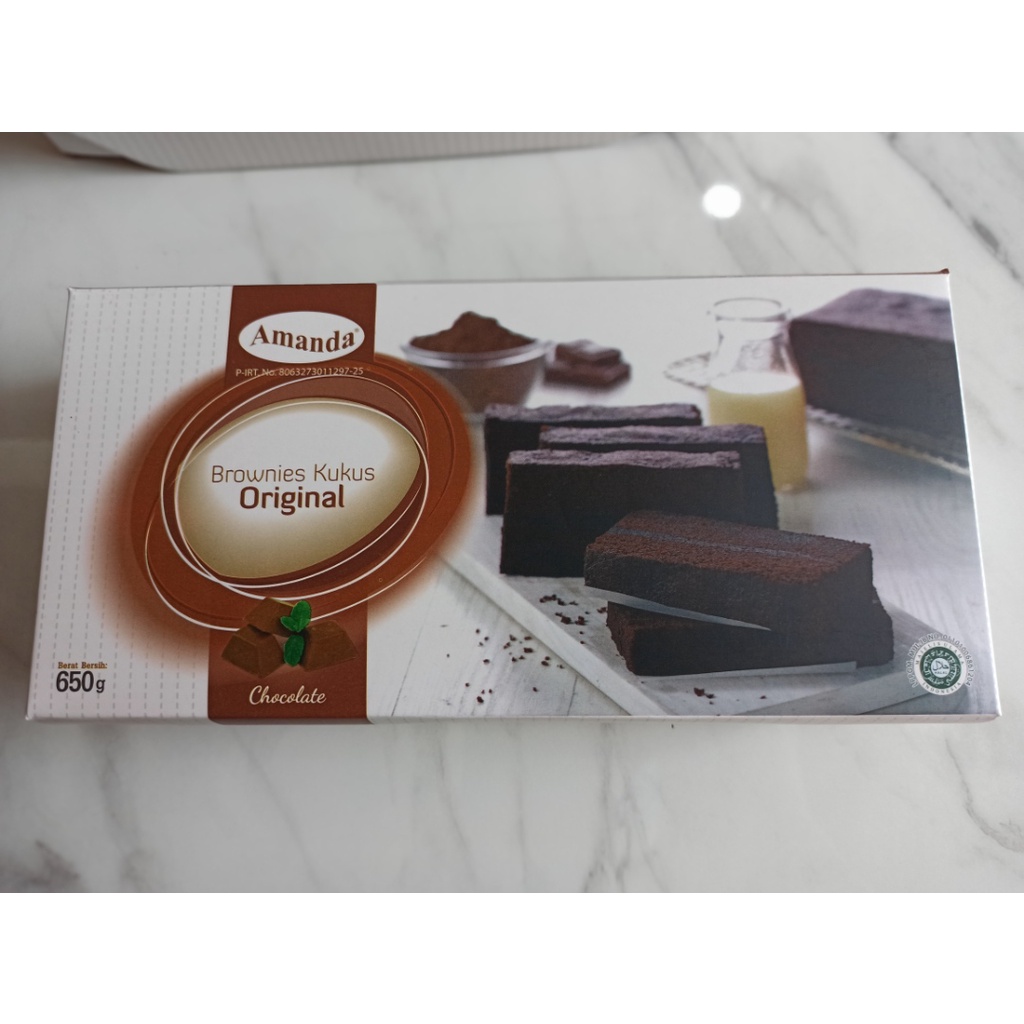 

DEB Amanda Brownies Kukus Orinal Oleh-oleh khas Bandung
