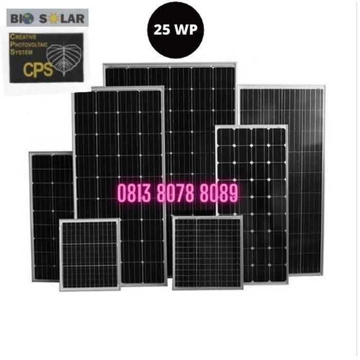 solar panel cell surya bio solar module 25wp 25 wp MONO 12v ISI 5BH