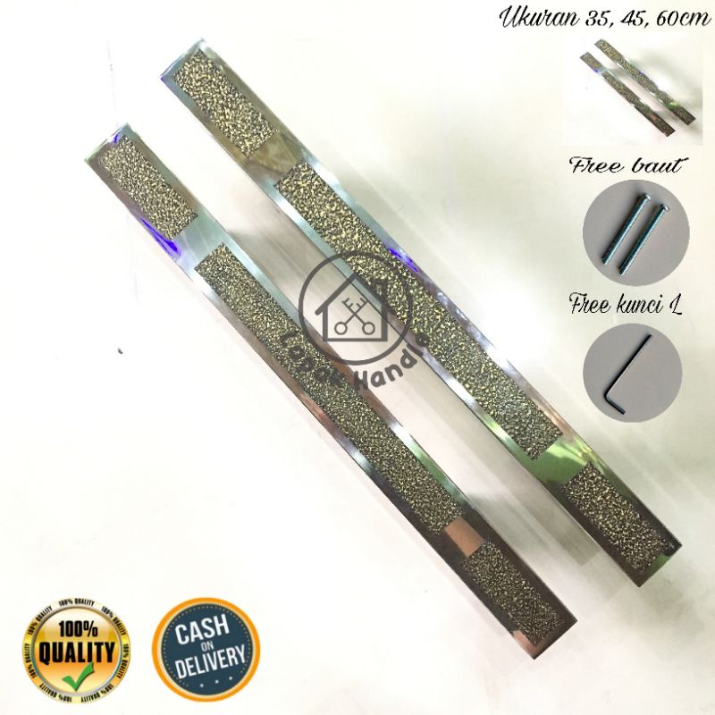 Handle Pintu Rumah Kotak Antik Kaki Tembus