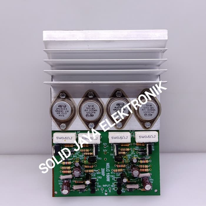 KIT POWER STEREO OCL 150W STEREO JENGKOL 150W 2N3055 MJ2955 NELC KIT POWER JENGKOL NELC