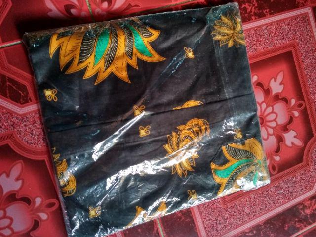 Baju Batik Couple Gamis Jumbo Murah Pasangan Modern Muslim | Klyn - 003-050 Hitam Manis