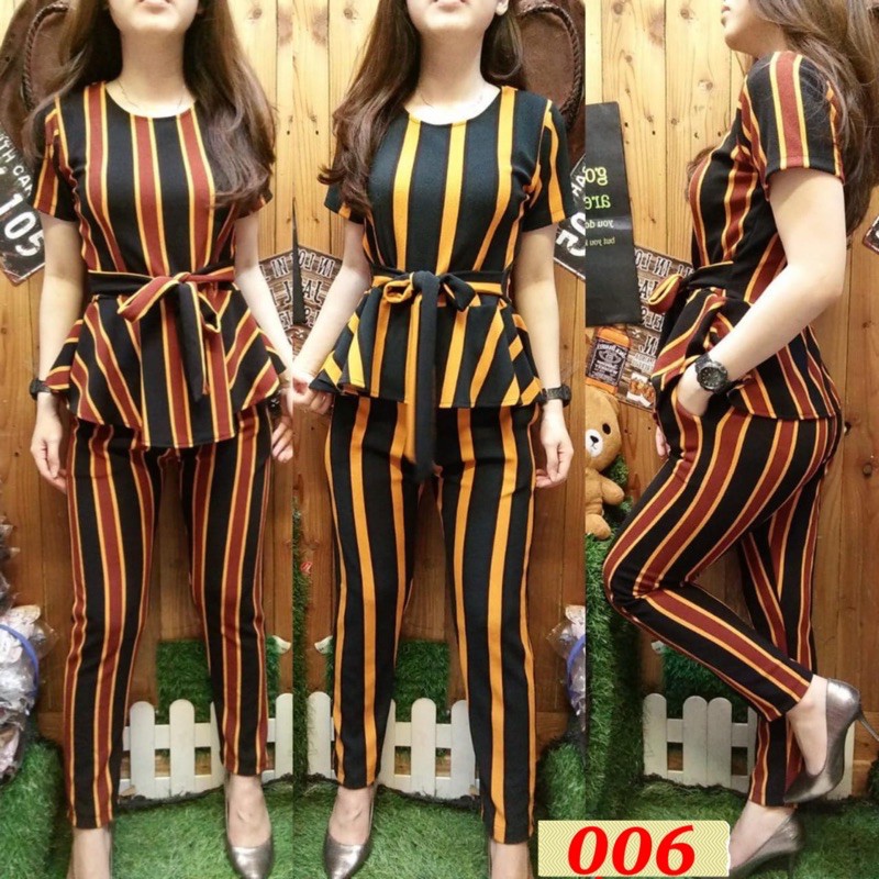 Kathryn collection # 006,  stelan peplum saluria tali crepe super premium