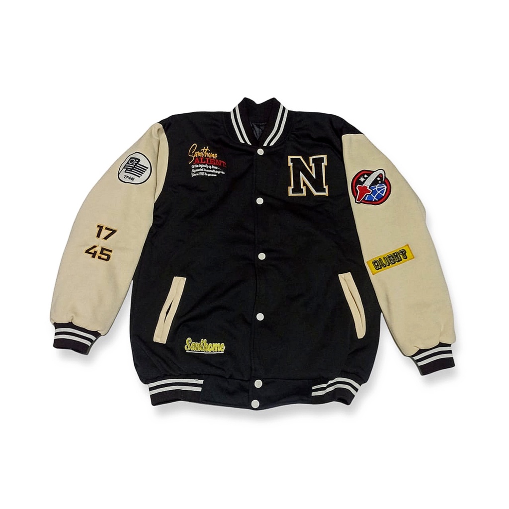 Jacket Varsity Baseball Original Full Bordier - Jacket Pria Wanita - Jaket Baseball - Jaket Pria Distro - Jaket Pria Terbaru