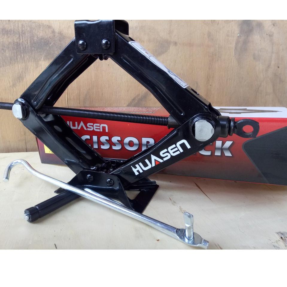 ヤ Dongkrak Mobil Jembatan 1-2 Ton Merek HUASEN - Dongkrak Scissor Jack - Dongkrak Botol Hidrolis 1 t