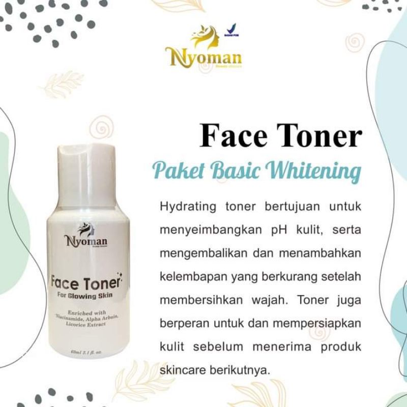 [FREE GIFT] ORI NYOMAN SKINCARE PAKET BASIC WHITENING PEMULA