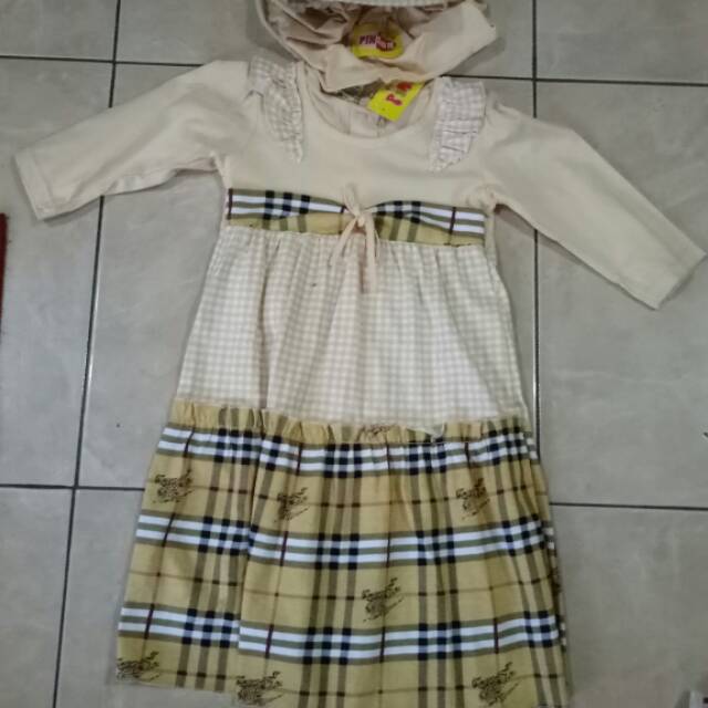 Gamis anak + krudung