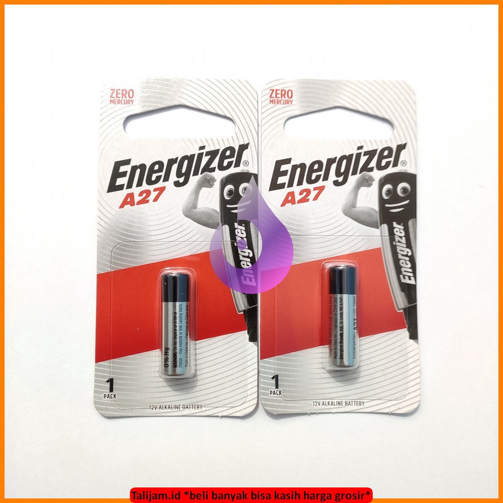 Asli Battery Baterai Energizer 27A A27 A 27 12V Original