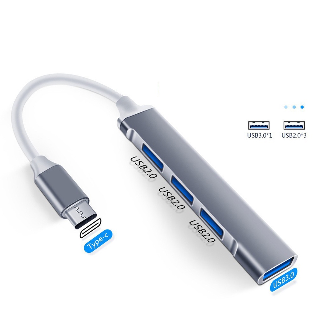 TYPE-C &amp; USB 3.0 HUB 4 Ports Hight Speed OTG kabel