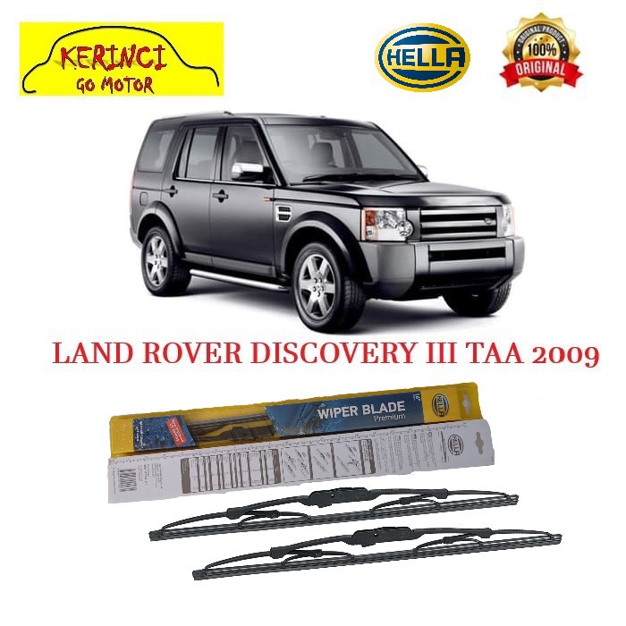 WIPER LAND ROVER DISCOVERY III TAA 2009 HELLA PREMIUM 22&quot; &amp; 21&quot; SET