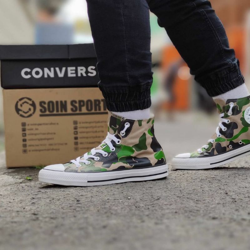 SEPATU SNEAKERS PRIA CONVERSE CTAS HI  (166714C)