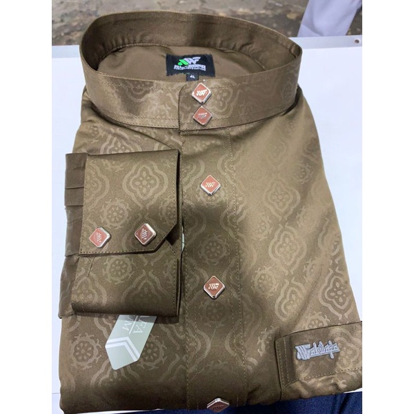 Gamis premium Al.wafa lengan panjang manset