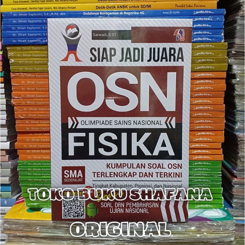 Buku OSN FISIKA SMA : Kumpulan Soal Siap jadi Juara Terlengkap Pustaka Baru Press