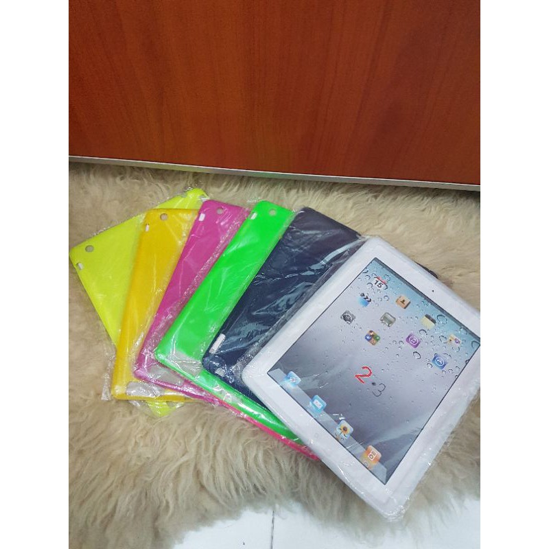 Casing Ipad 2 Ipad 3 soft case silicone jelly colourful