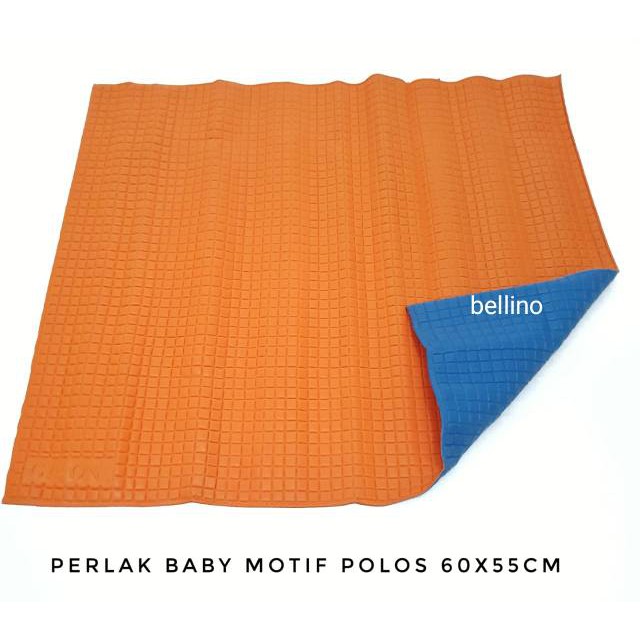 Perlak Ompol Bayi Waterproof Warna Bolak Balik Polos Matras Bayi New Born Perlak Baby Murah 60x55cm