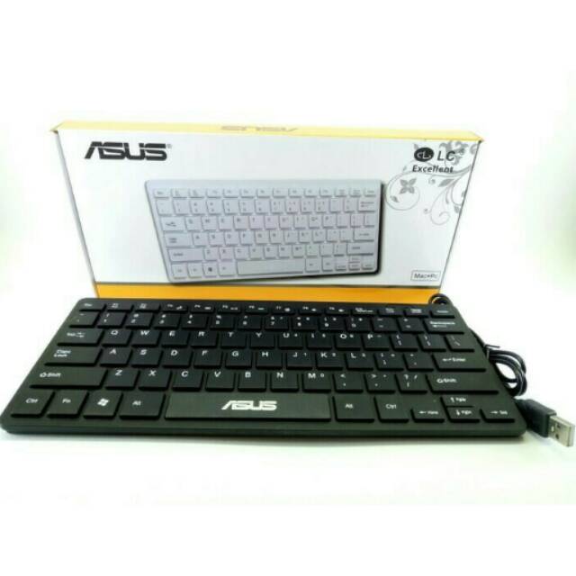 Keyboard Mini Kabel USB Asus Mini Key External Kecil Sempel Laptop PC