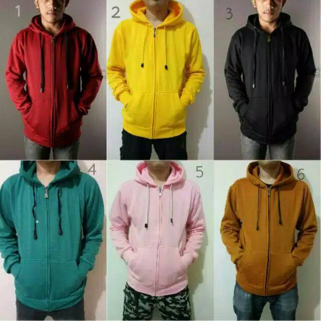 Swaeter hoodie polos ziper unisex original brand